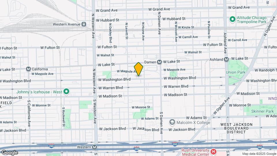2130 W Washington Blvd Map and Location Details
