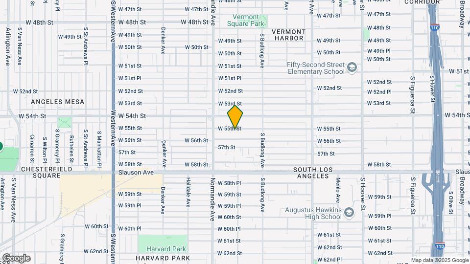 1304 W 55th St Map and Location Details