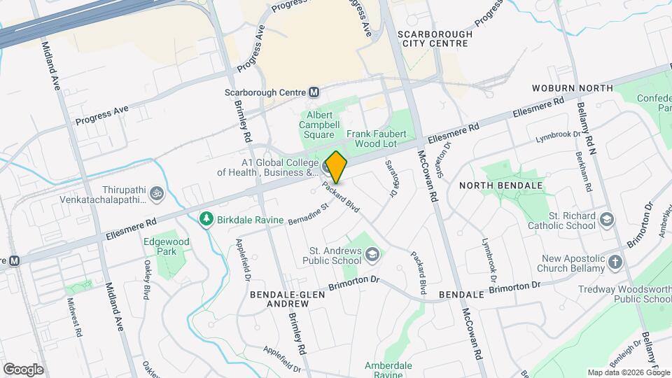 103 Packard Blvd Map and Location Details