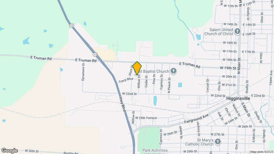 1914 Willow St Map and Location Details