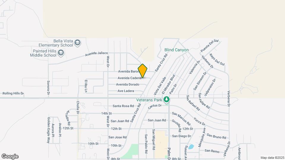 66287 Avenida Cadena Map and Location Details