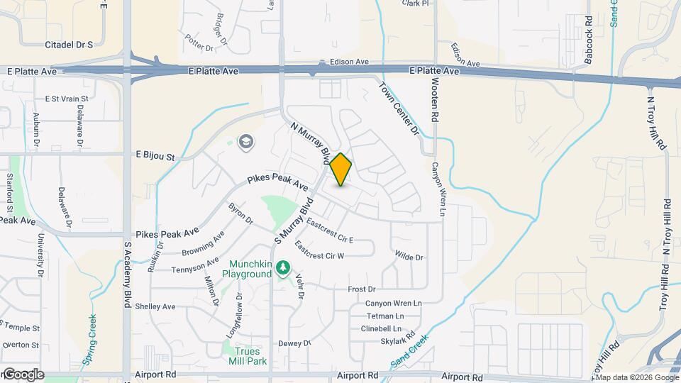 4410 E Pikes Peak Ave Mapa y Detalles de la Ubicación