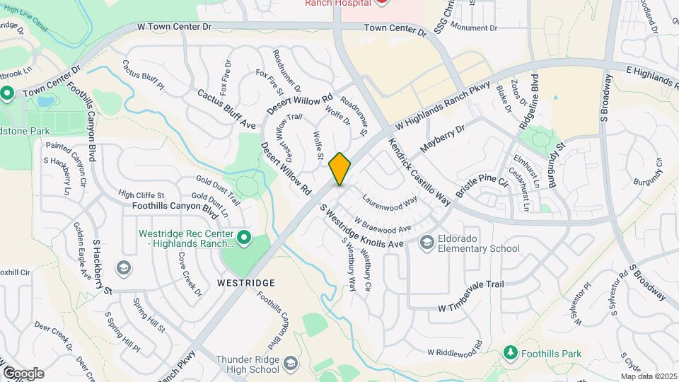 1521 Laurenwood Way Mapa y Detalles de la Ubicación