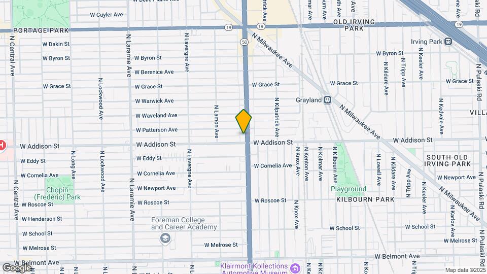 3610 N Cicero Ave Mapa y Detalles de la Ubicación