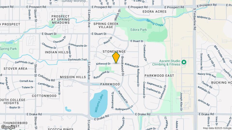 1309 Kirkwood Dr Map and Location Details