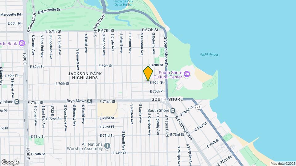 2319 E 70th St Mapa y Detalles de la Ubicación