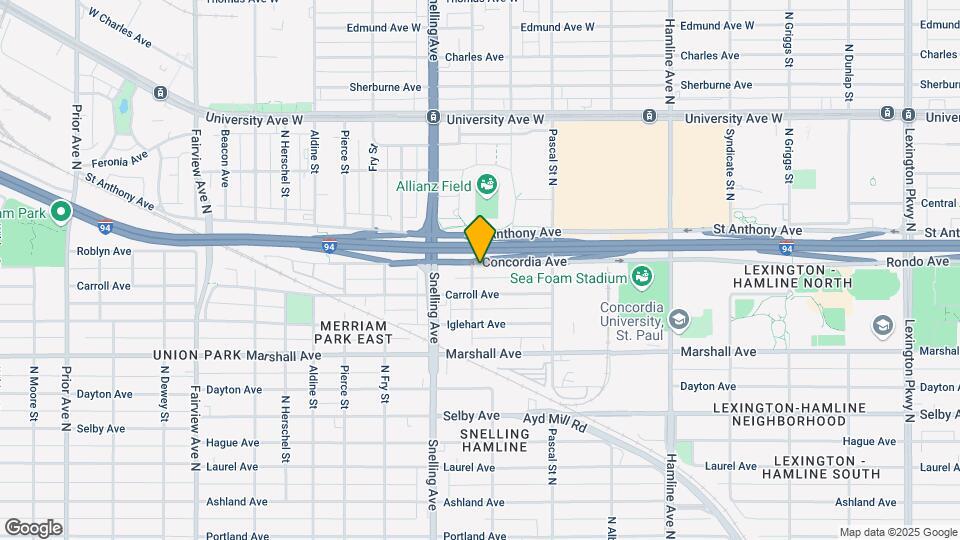 1536 Concordia Ave Map and Location Details