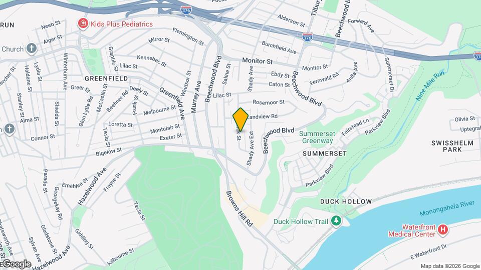 4317 Ludwick St Map and Location Details