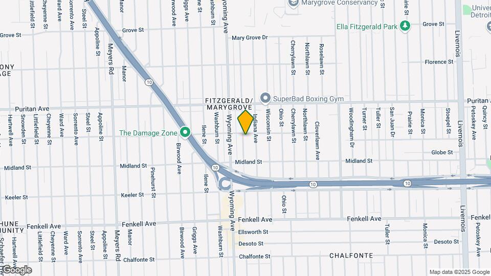 15784 Kentucky St Map and Location Details