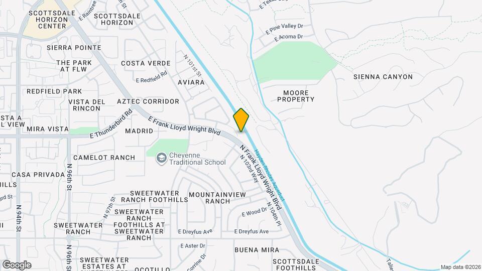 10232 E Meadow Hill Dr Mapa y Detalles de la Ubicación