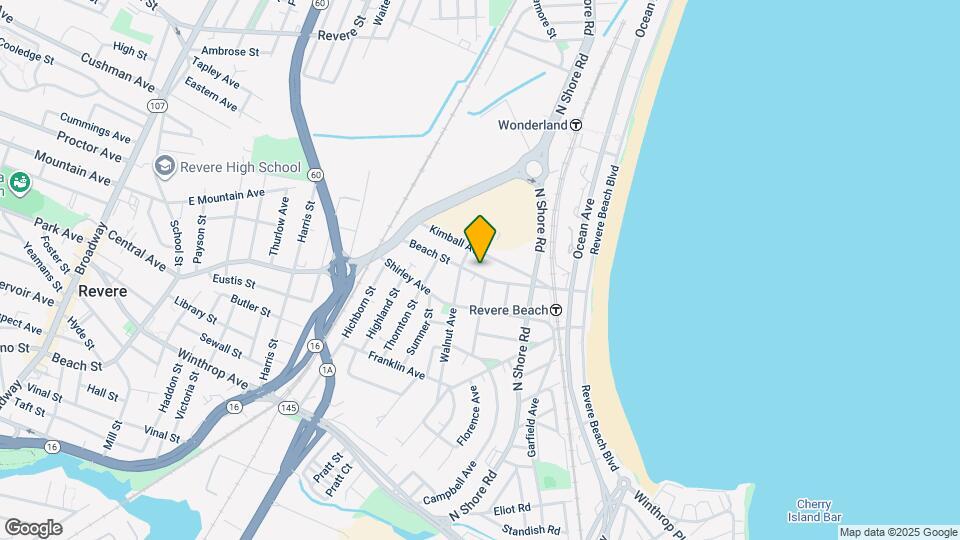 592 Beach St, Unit 7 Map and Location Details