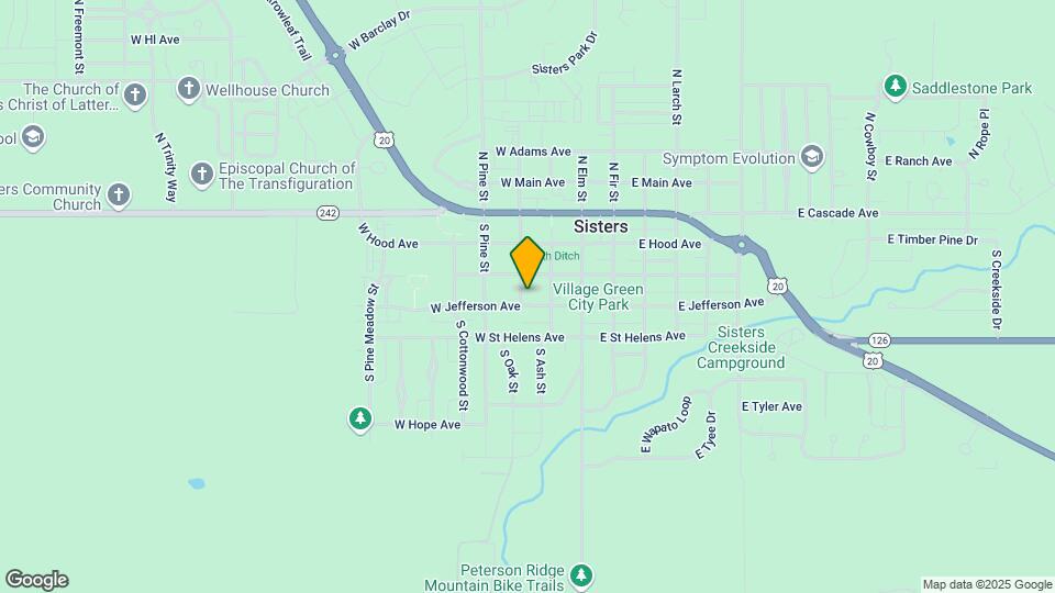 364 S Oak St Map and Location Details