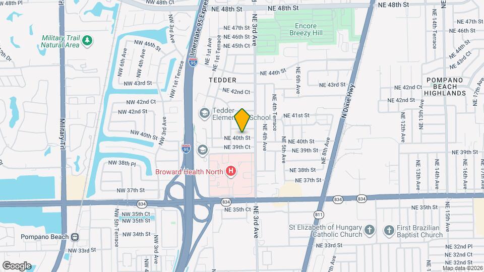 261 NE 40th St Map and Location Details