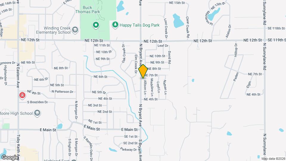 617 Allison Ln Map and Location Details