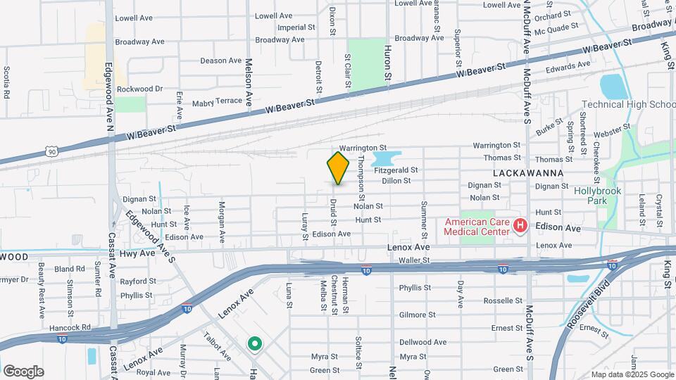 3653 Dignan St Map and Location Details