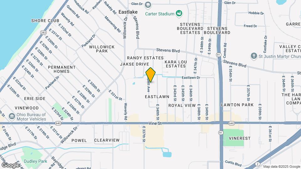1237 Hulett Ave Map and Location Details