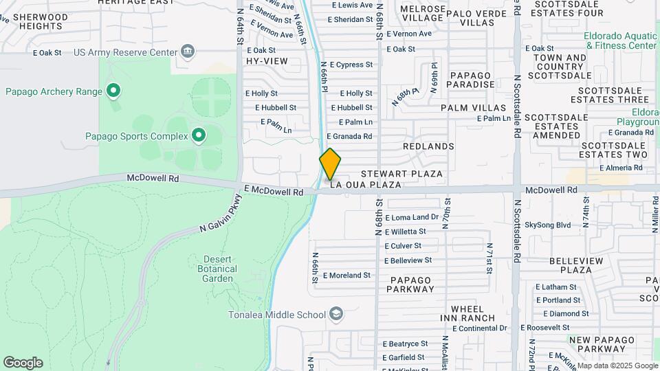 Las Aguas Apartments Map and Location Details
