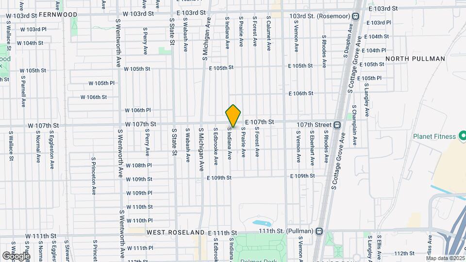 10717 S Indiana Ave Map and Location Details