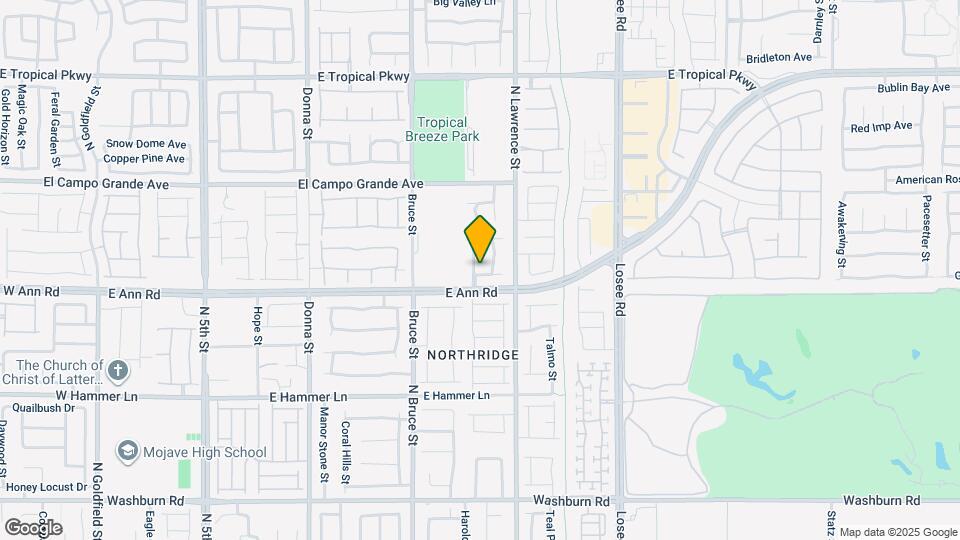 5614 Midnight Breeze St Map and Location Details