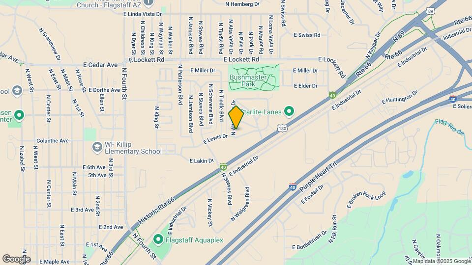 2908 N Alta Vista Dr Map and Location Details