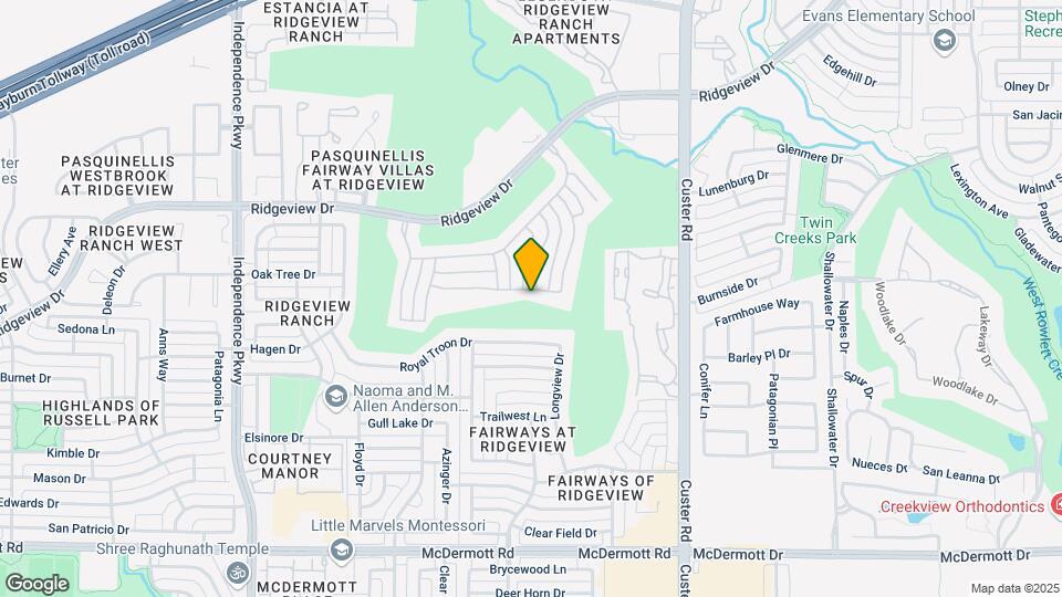 2500 Geiberger Dr Mapa y Detalles de la Ubicación