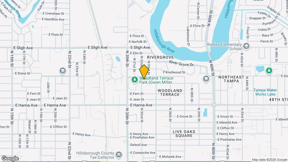 3204 E Lambright St Map and Location Details