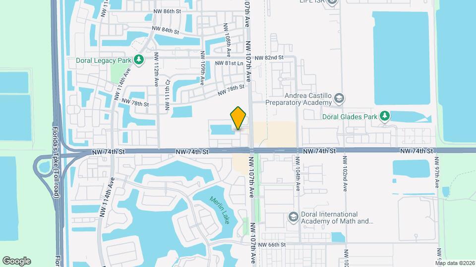 7510 NW 107th Pl Map and Location Details
