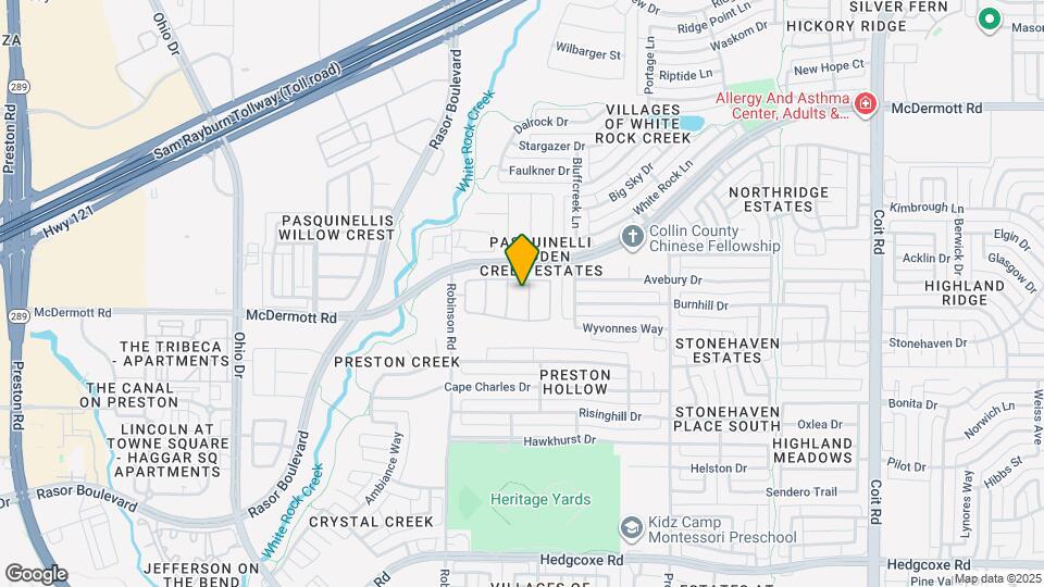 8609 Hunters Trace Ln Map and Location Details