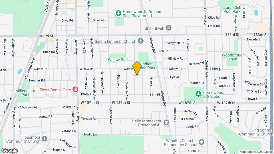 18531 Marshfield Ave Map and Location Details