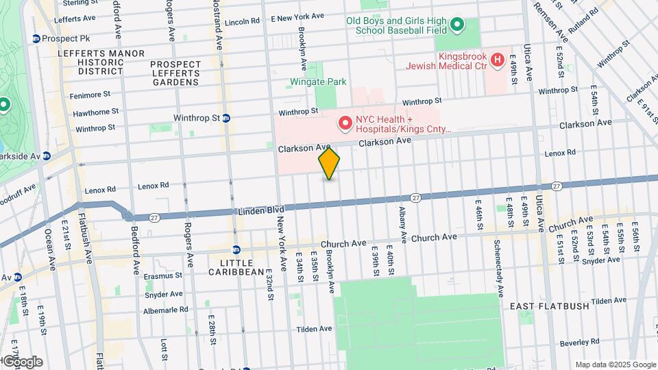 819 Brooklyn Ave Map and Location Details
