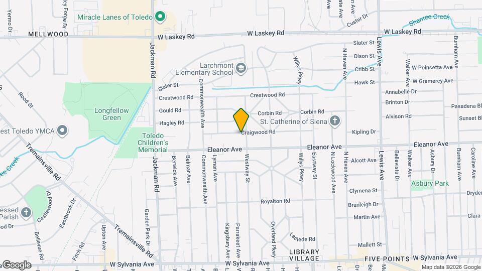 1467 Craigwood Rd Mapa y Detalles de la Ubicación