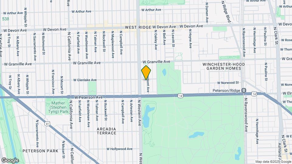 6050-6052 N Claremont Ave Map and Location Details