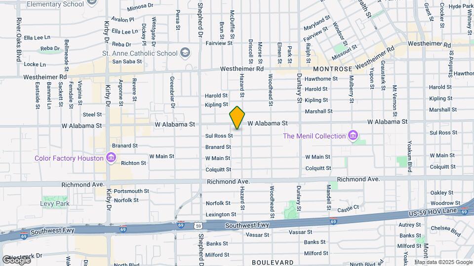 1912 Sul Ross St Map and Location Details