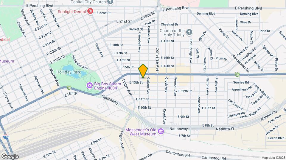 2110 E 13th St Map and Location Details