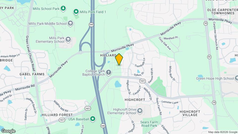 510 Hedrick Rdg Rd Map and Location Details