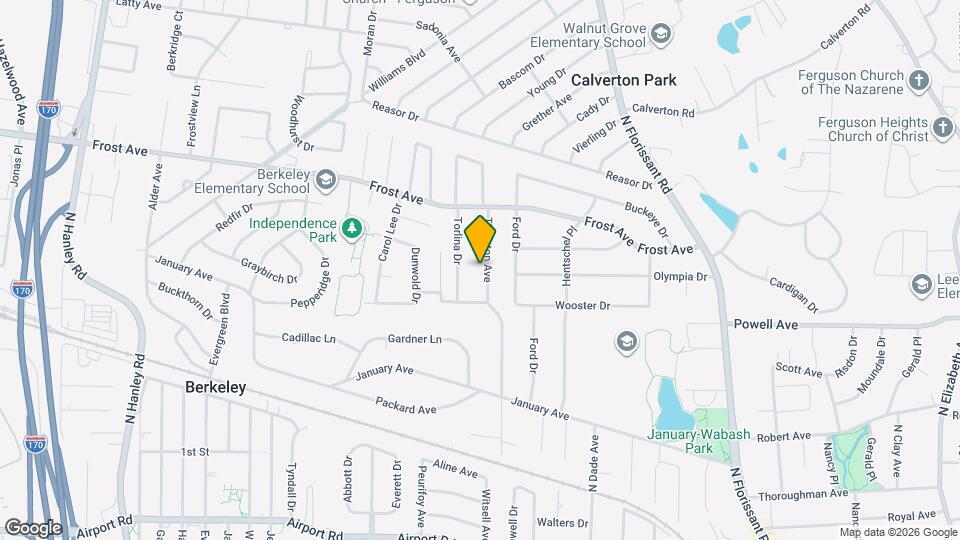 6645 Thurston Ave Map and Location Details