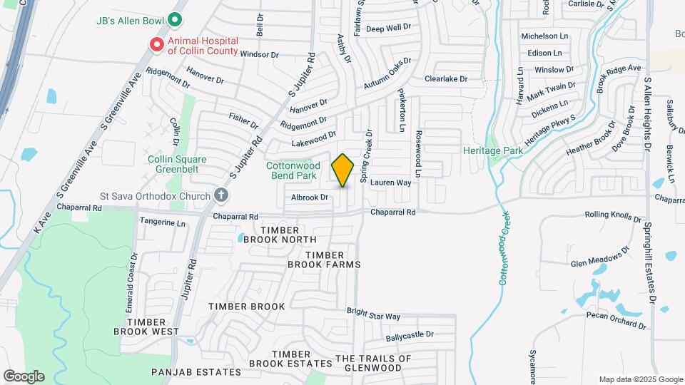 1506 Spring St Map and Location Details