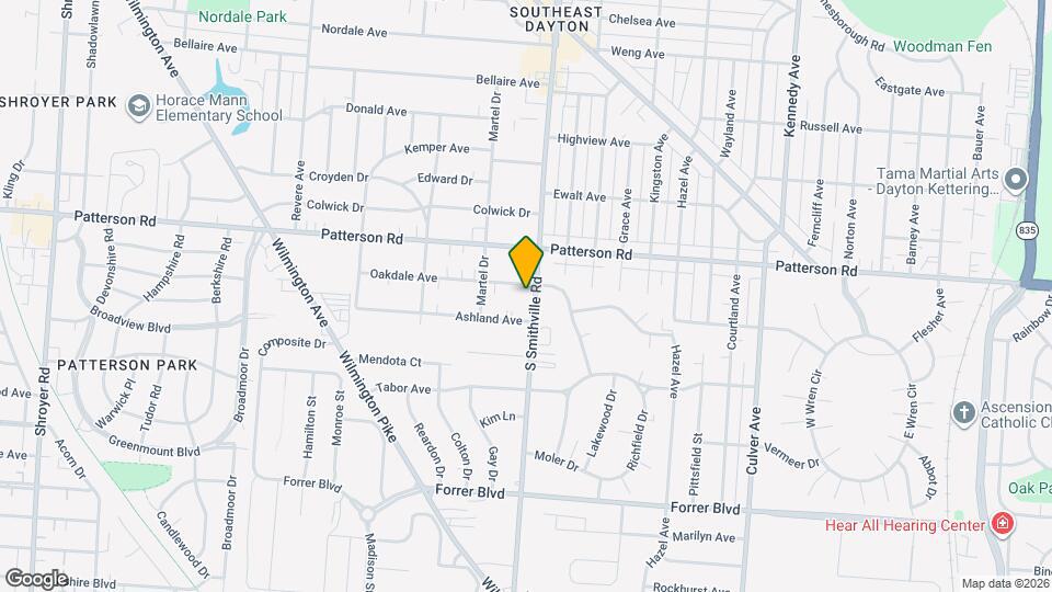 3311 S Smithville Rd Map and Location Details