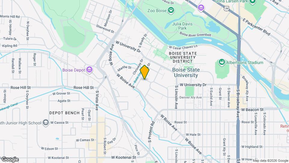 1933-1939 W Potter Dr Map and Location Details