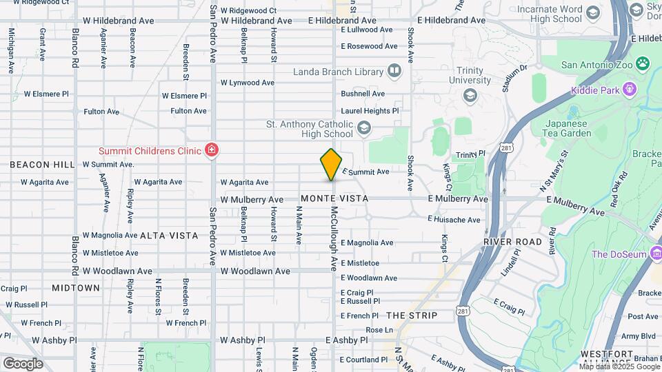 146 E Agarita Ave Map and Location Details
