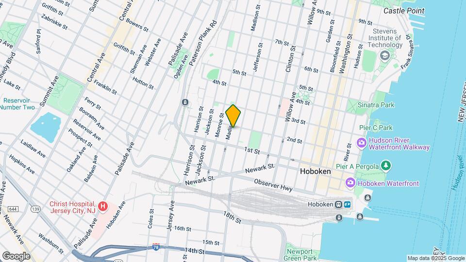 127 Madison St Map and Location Details