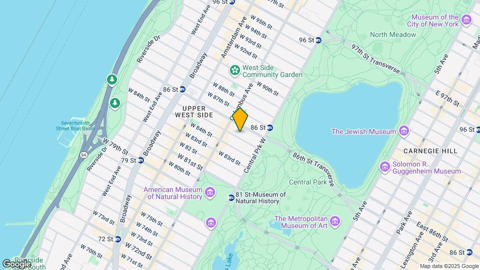 53 W 85th St Mapa y Detalles de la Ubicación