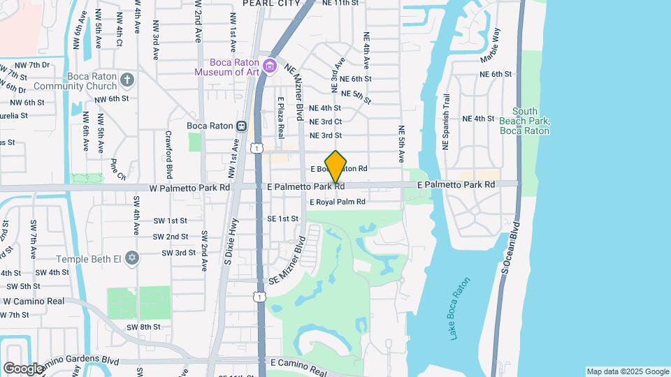1 E Royal Palm Rd Map and Location Details
