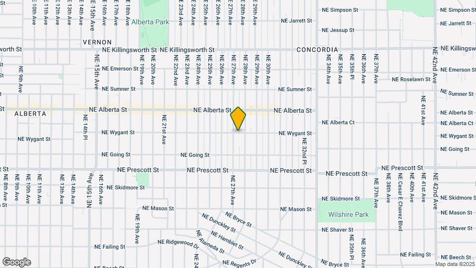 2726 NE Wygant St Map and Location Details