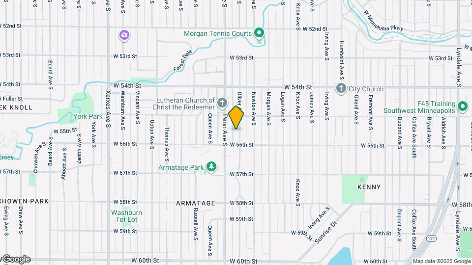 5524 Oliver Ave S Map and Location Details