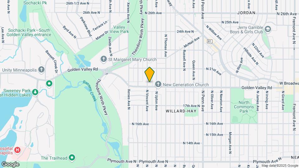1900 Vincent Ave N Map and Location Details