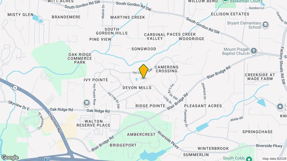 1463 Devon Mill Way Map and Location Details