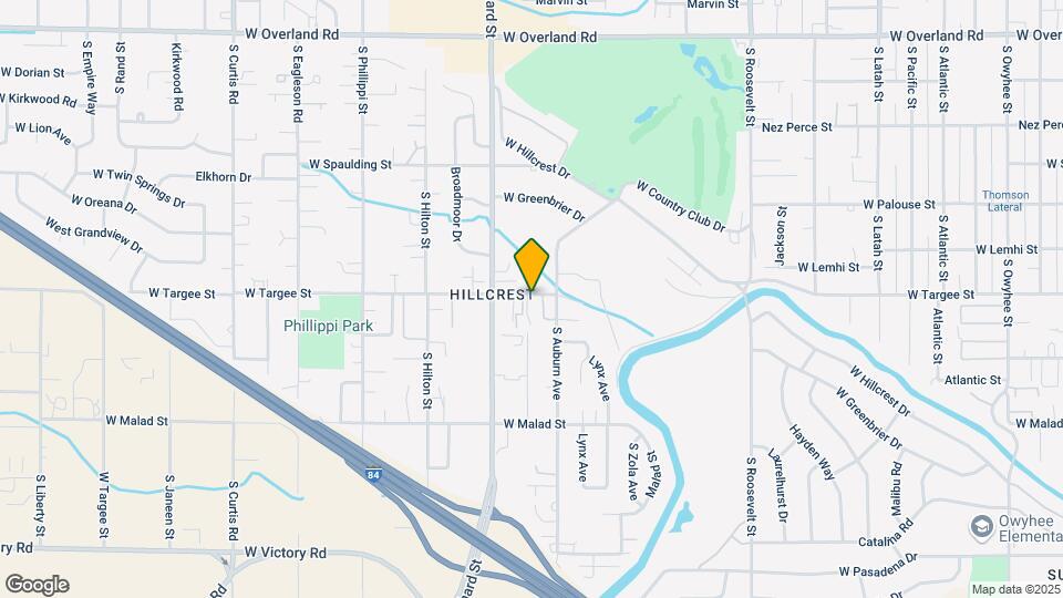 4831 W Targee St Map and Location Details