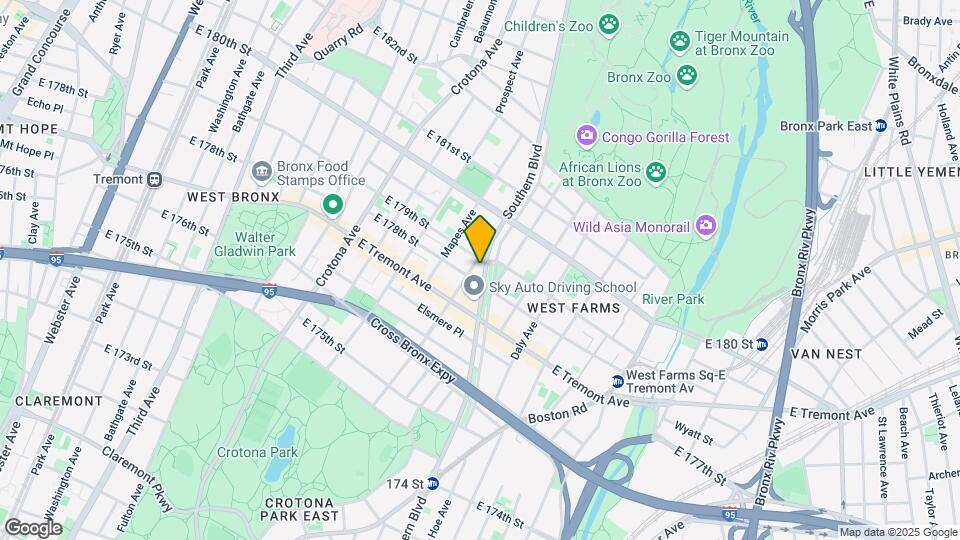 2015 Southern Blvd Mapa y Detalles de la Ubicación