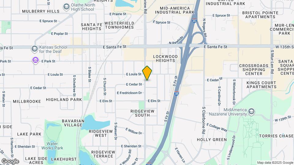 226 S Ridgeview Rd Map and Location Details